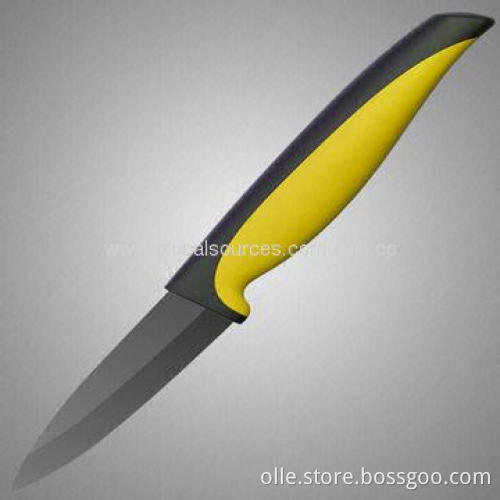 3" Black Blade Paring Knife
